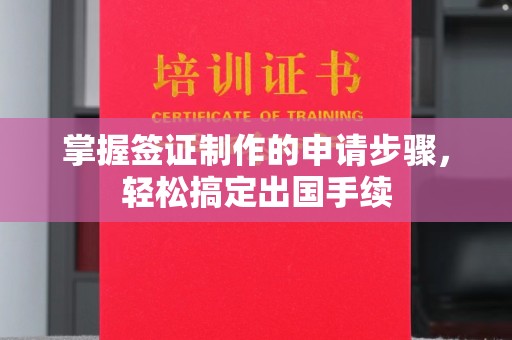 建华掌握签证制作的申请步骤，轻松搞定出国手续