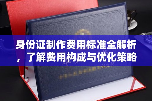 萍乡身份证制作费用标准全解析，了解费用构成与优化策略